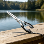 Long-Nose Multifunctional Stainless Steel Fishing Pliers with Lanyard – Lure Hook Remover