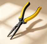 Yellow-and-Black Long-Nose Multifunctional Fishing Pliers – Ideal for Stream & Wild Fishing - Image 2