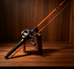 Orange 2-Piece Carbon Spinning Lure Rod – Lightweight, Versatile Long-Casting Rod - Image 2
