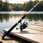 White Carbon Fiber Spinning Lure Rod & Reel Combo – Versatile Rod for Lakes and Reservoirs