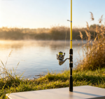 Vibrant Carbon Fiber Spinning Rod & Reel Combo – Lightweight & Portable Lure Rod - Image 2