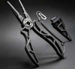 Lightweight Skeletonized Aluminum Alloy Fishing Pliers with Ball-Bearing Pivot - Image 2