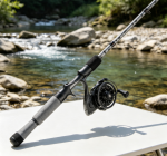 Casting Lure Rod & Metal Reel Set – Lightweight Rod for Ultralight Fishing