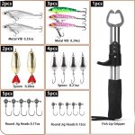 Multifunctional Lure Fishing Kit – Complete Set with Lures, Pliers, Fish Gripper, and Gear Bag - Image 2