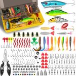 Comprehensive Wild Fishing Lure Kit – Poppers, Minnows, VIBs, Spoons, Soft Baits & Tools
