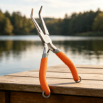 Bent-Nose Fishing Pliers with EVA Foam Grip – Non-Slip, Comfortable Hook-Removal & Lure Pliers