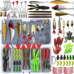 Comprehensive All-Depth Lure Set – Metal Spoons, Hard Baits, Soft Plastics, and Frog Lures