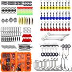 Lure Fishing Accessory Kit – Comprehensive Set of Hooks, Sinkers, Line Stoppers, Connectors, and More