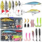 Long-Casting Lure Set – Metal Spoons, VIBs, Minnows, Soft Baits & Accessories